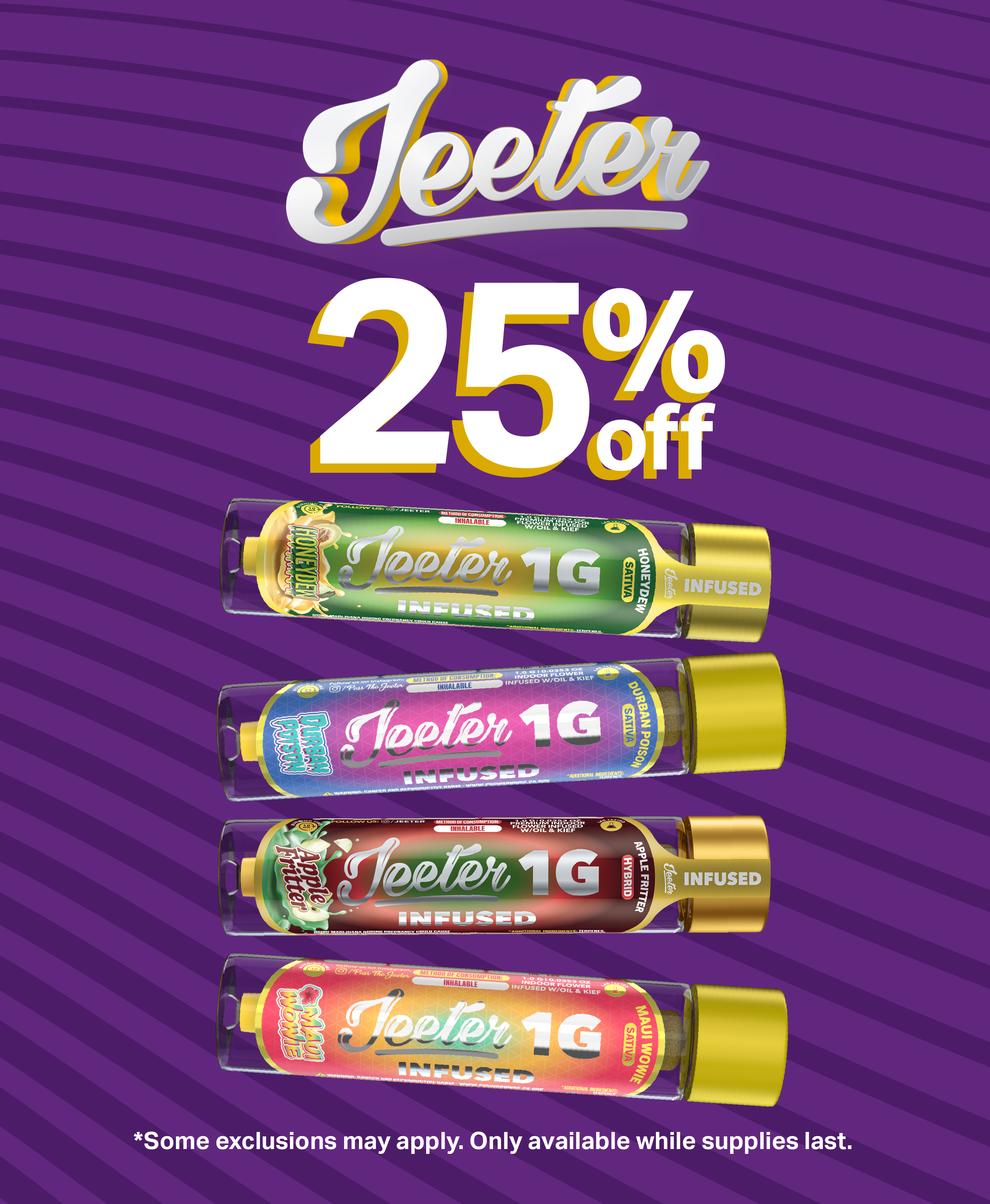 Jeeter 25% Off