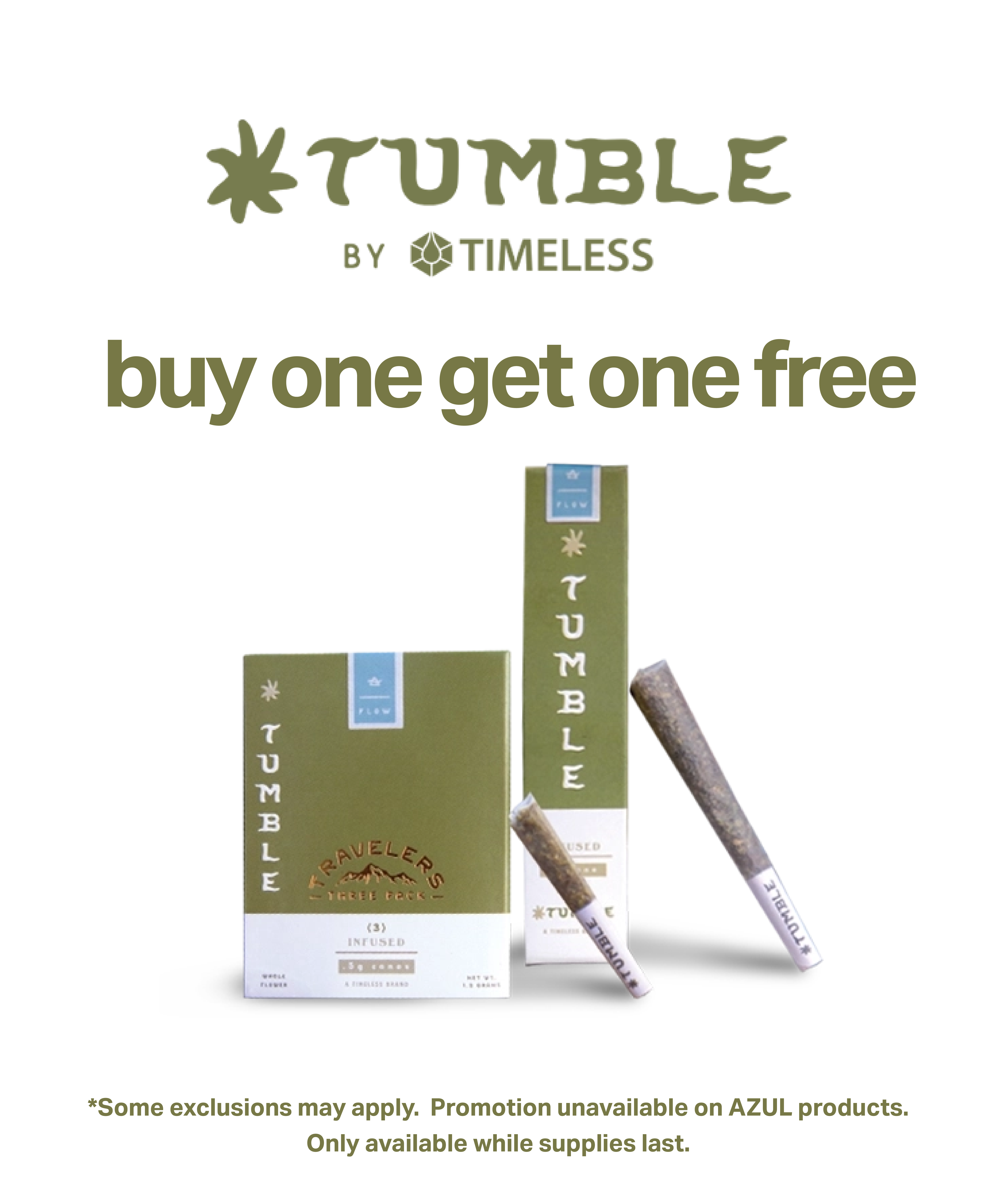 Tumble Buy One Get One Free