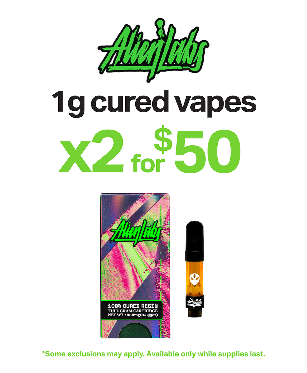 Alien Labs 1 gram Cured Vapes 2 for $50