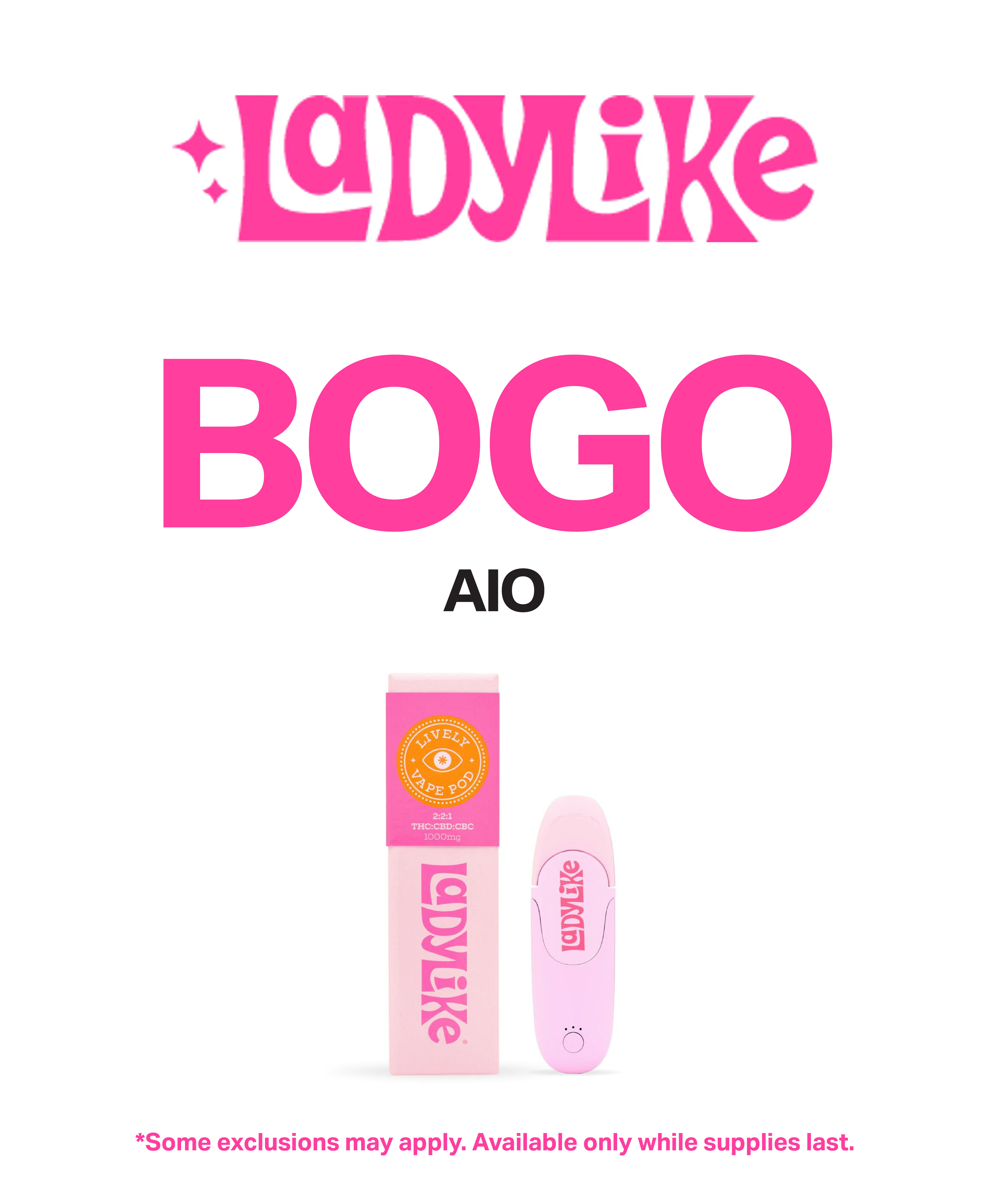 Ladylike All in One, Buy One Get One Free