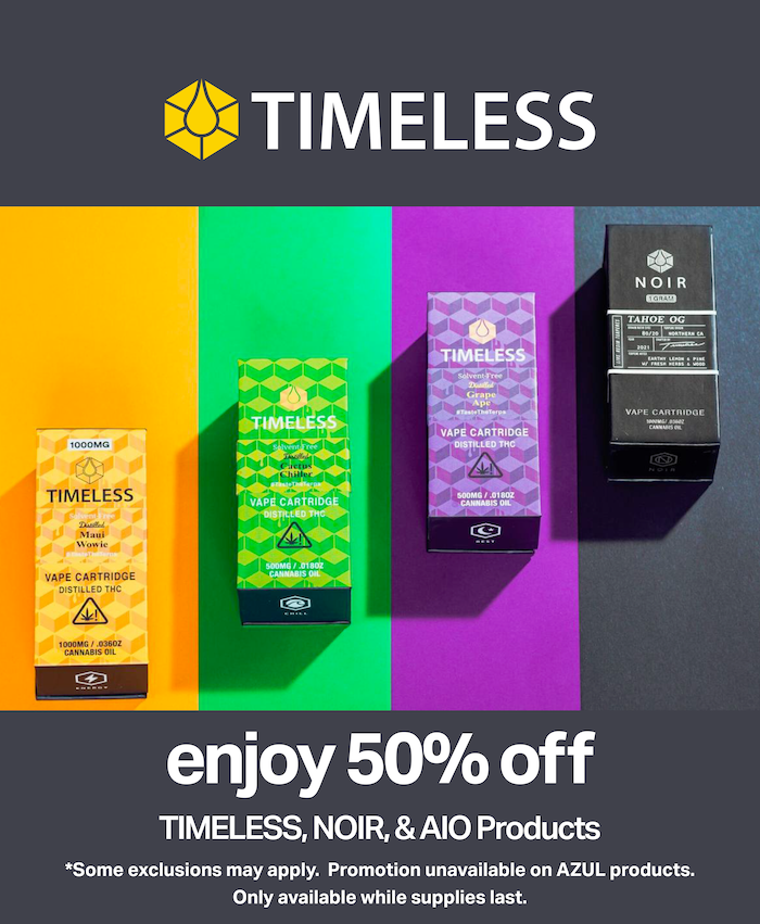 Timeless 50% off