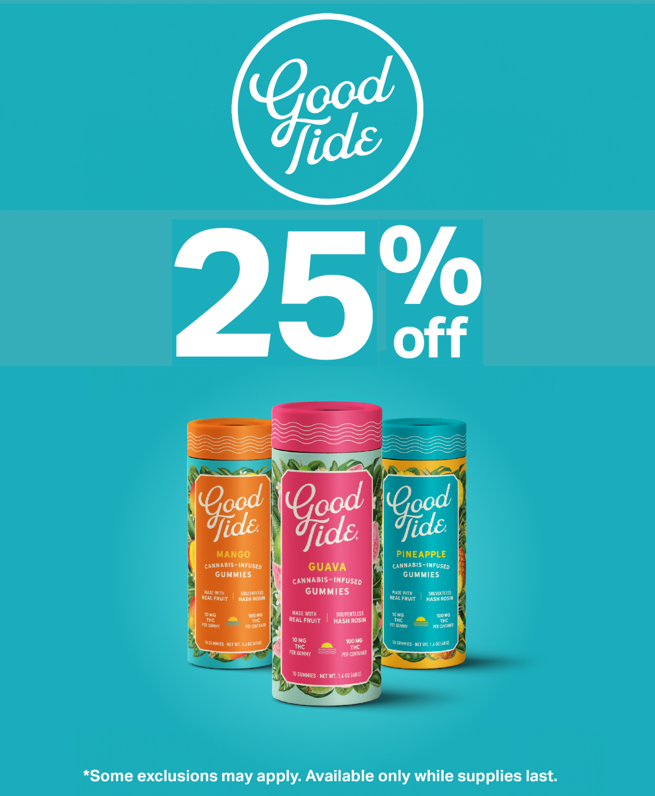 Good Tide 25% off