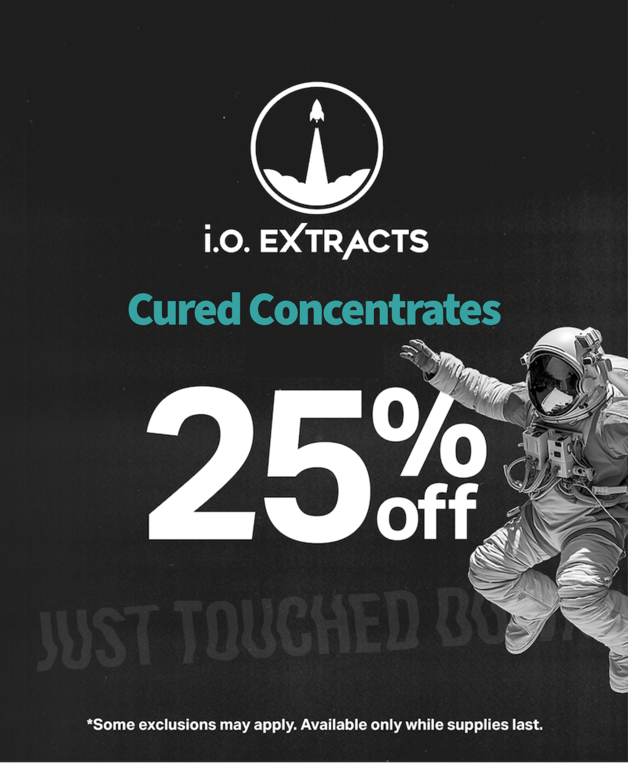 IO Extracts Cured Concentrates 25% off