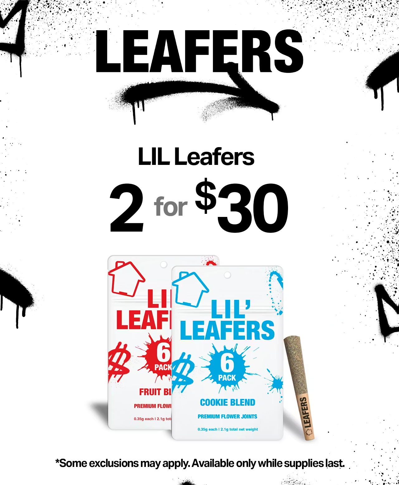 Leafers LIL Leafers 2 for $30